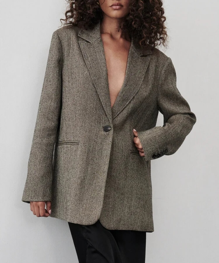 Tweed Boyfriend Blazer