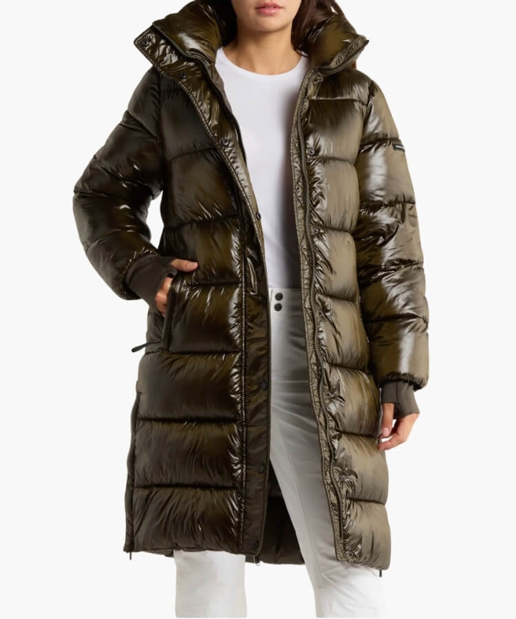 Longline Puffer Coat