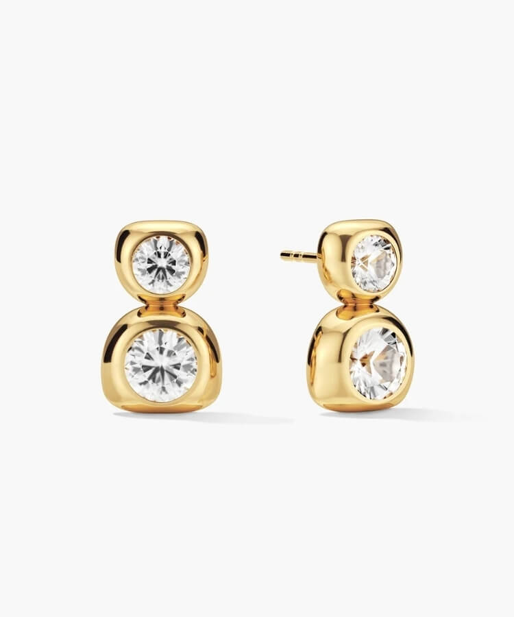 Drop Stud Earrings