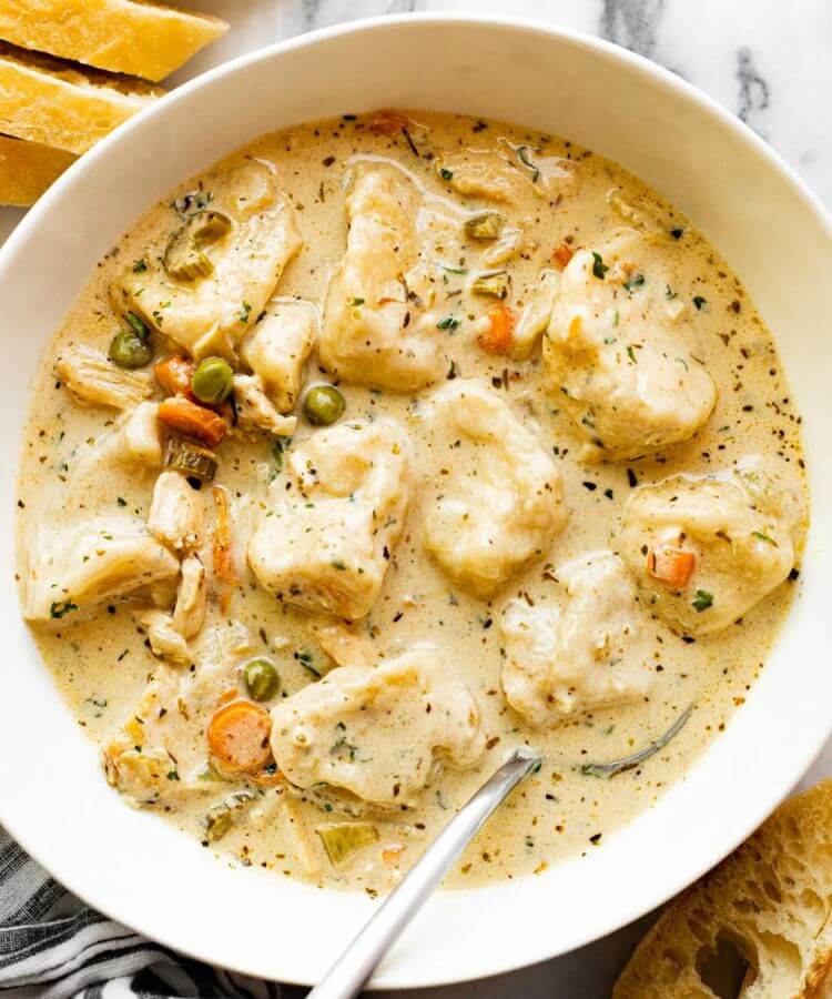chicken dumpling soup cozy dinner recipe