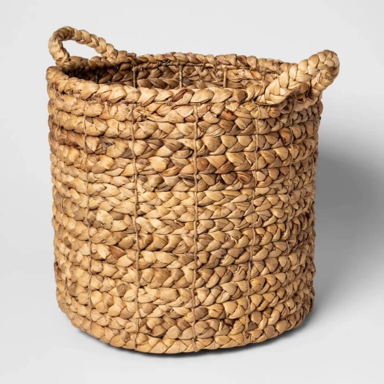 Large Woven Round Basket