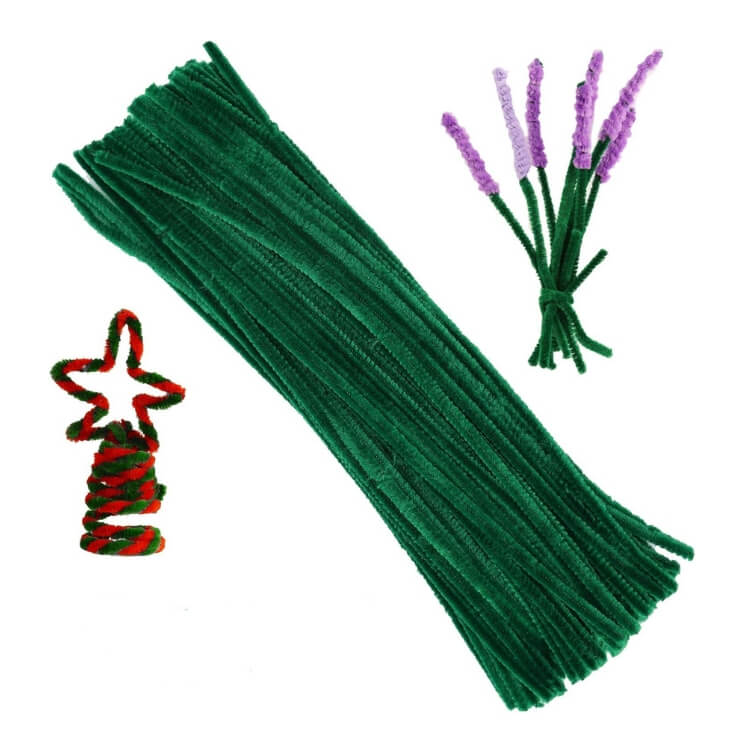 Green Pipe Cleaners