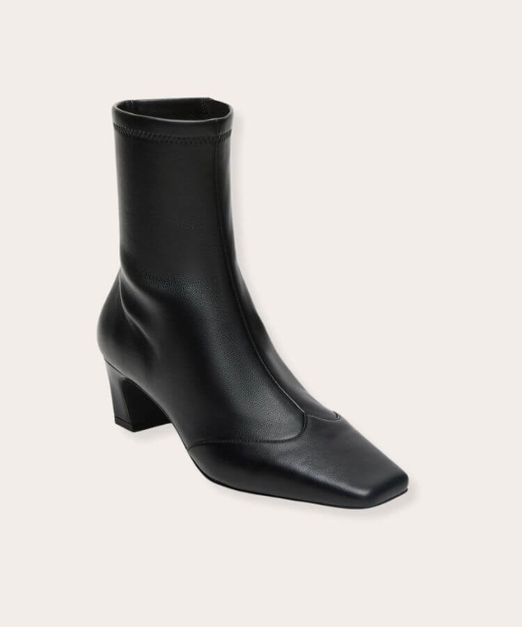 Jeter Square-Toe Booties