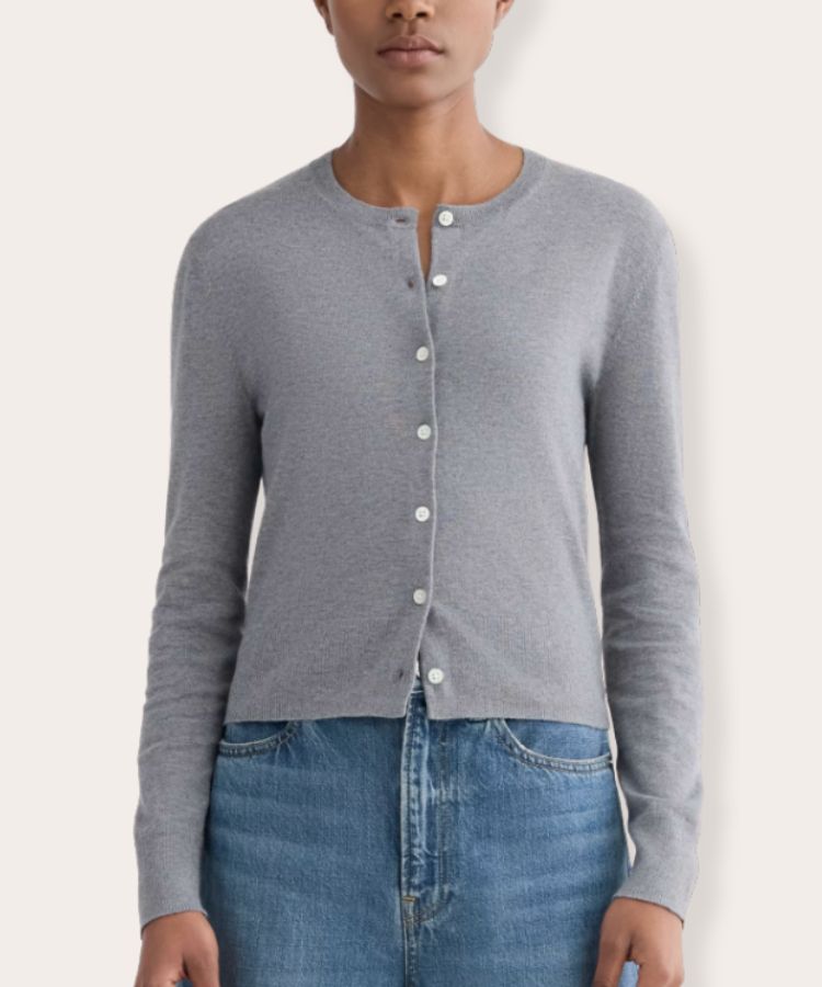 The Cropped Cashmere Cardigan