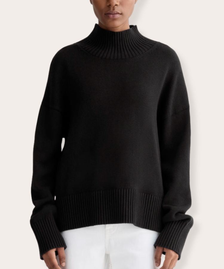 The Cotton Boxy Turtleneck 
