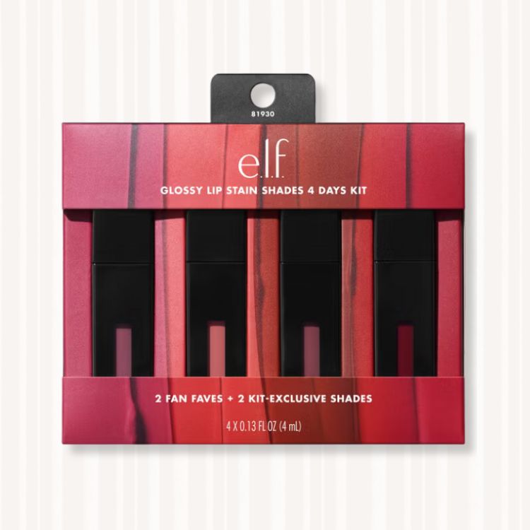 Glossy Lip Stain Shades 4 Days Kit