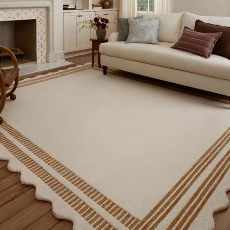 Scalloped Area Rug