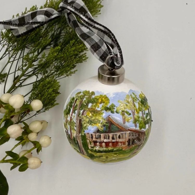 Hand-Painted Home Ornament