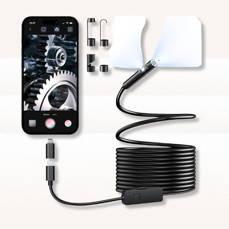 Endoscope Cord Camera with Light