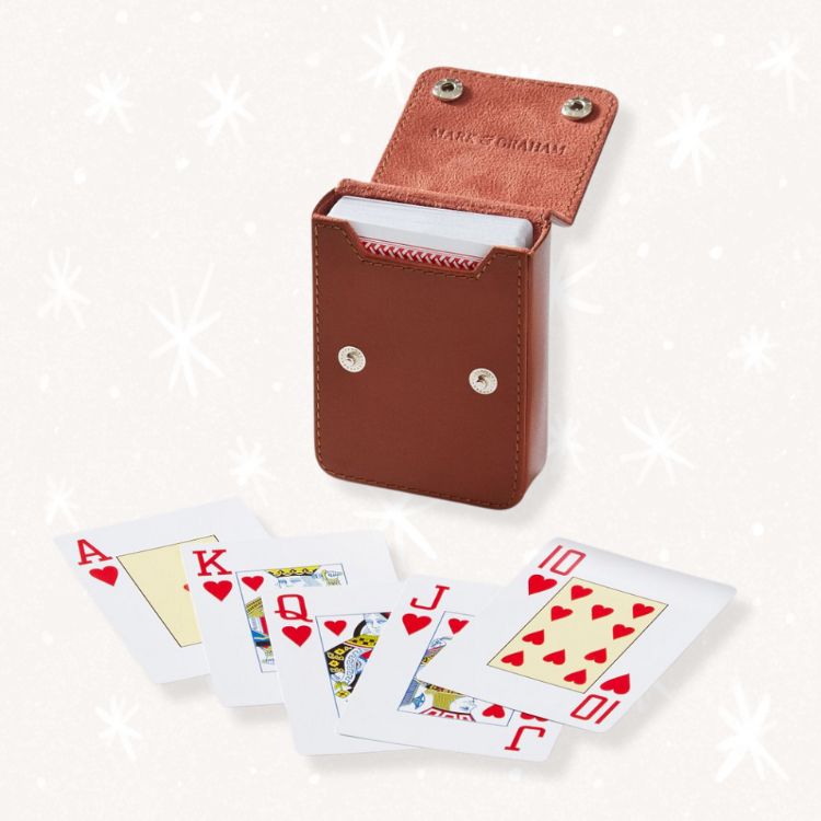 Leather Playing Cards Set