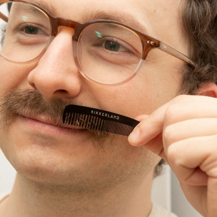 Mini Mustache Comb