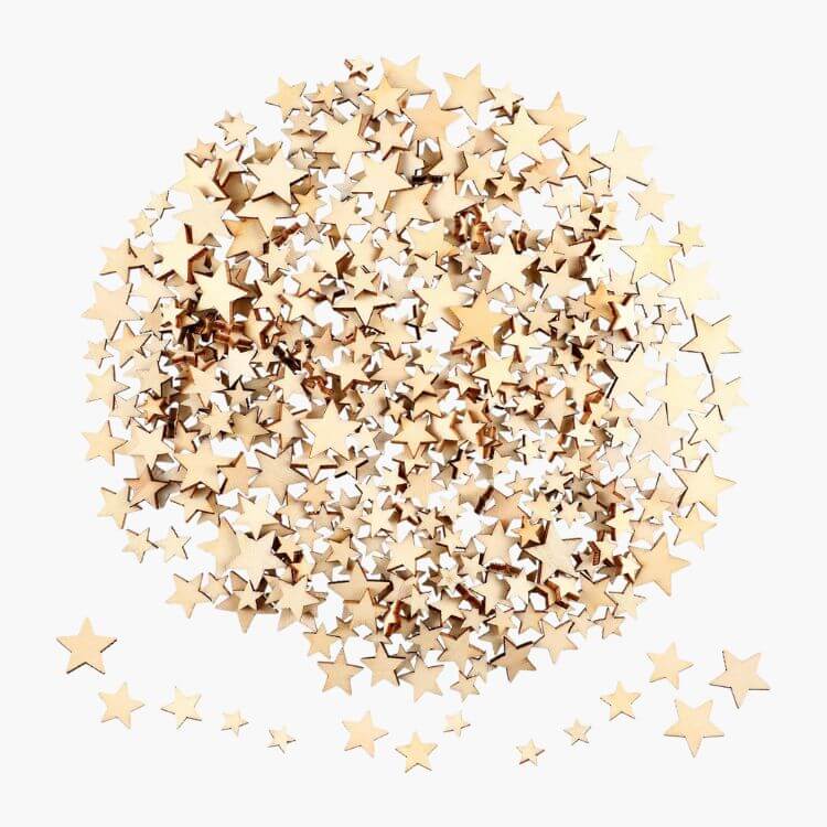 Mini Wooden Stars
