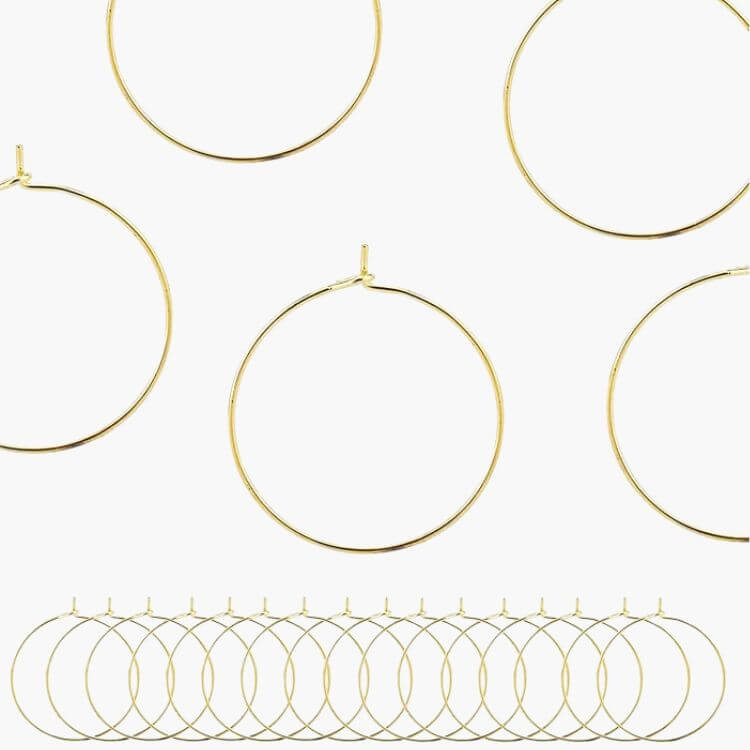 Wine Glass Ring Charms