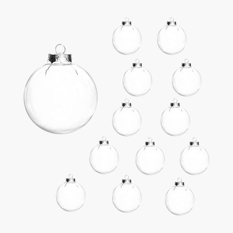 Clear Plastic Ornaments
