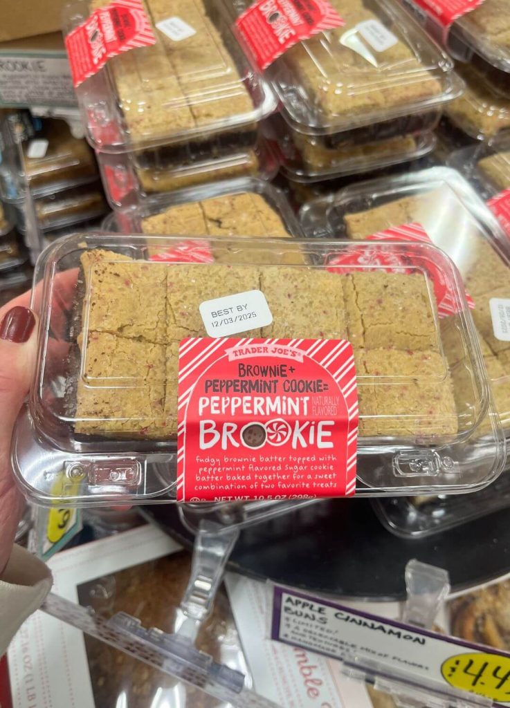 peppermint brookie trader joe's holiday item