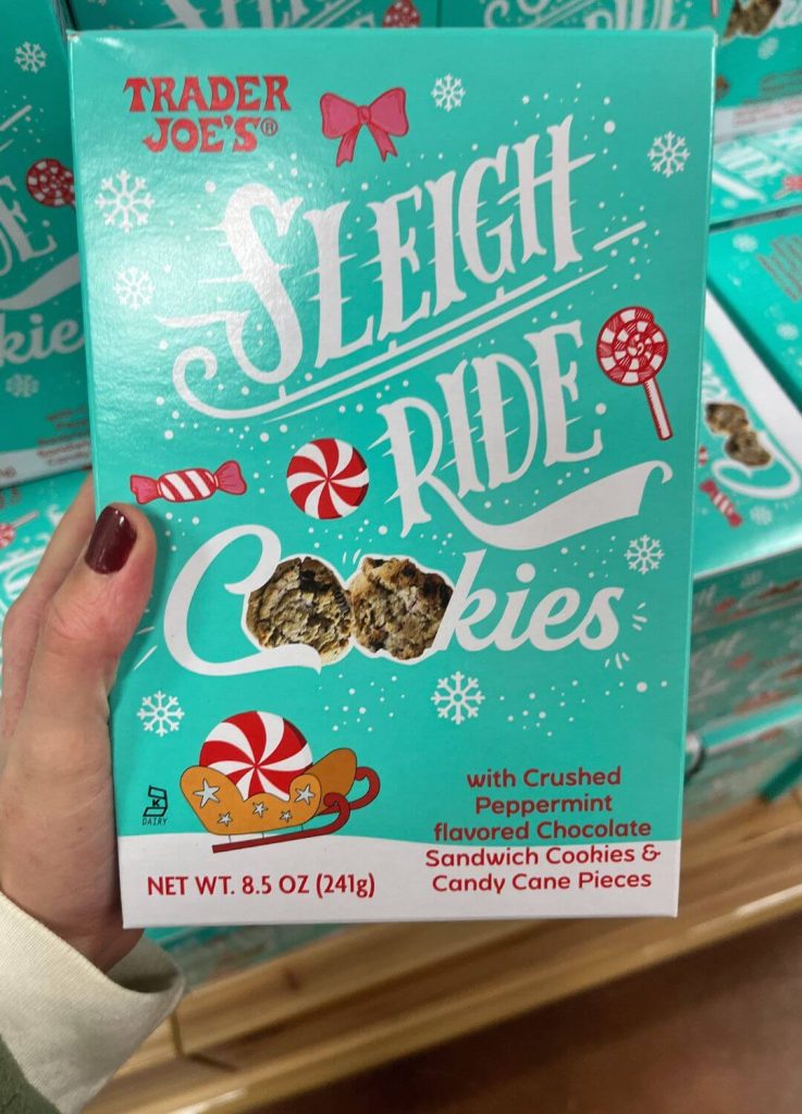 sleigh ride cookies trader joe's holiday item