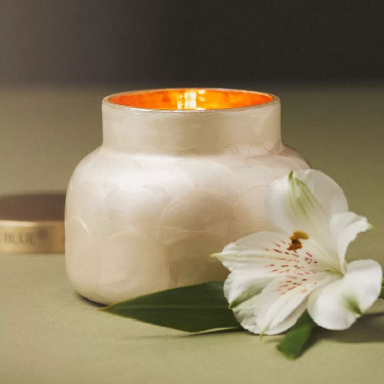 Capri Blue Volcano Capiz Jar Candle​