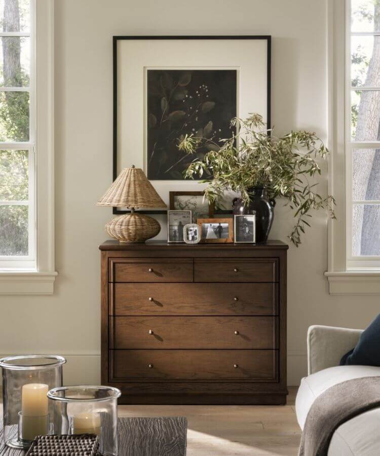 dark wood finishes interior design trend
