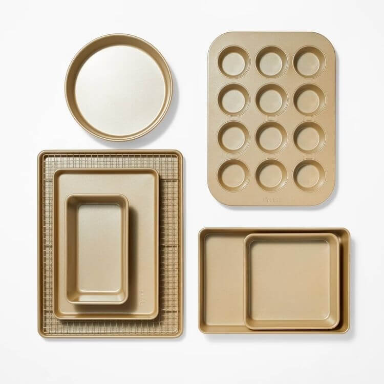 Nonstick Gold Bakeware Set