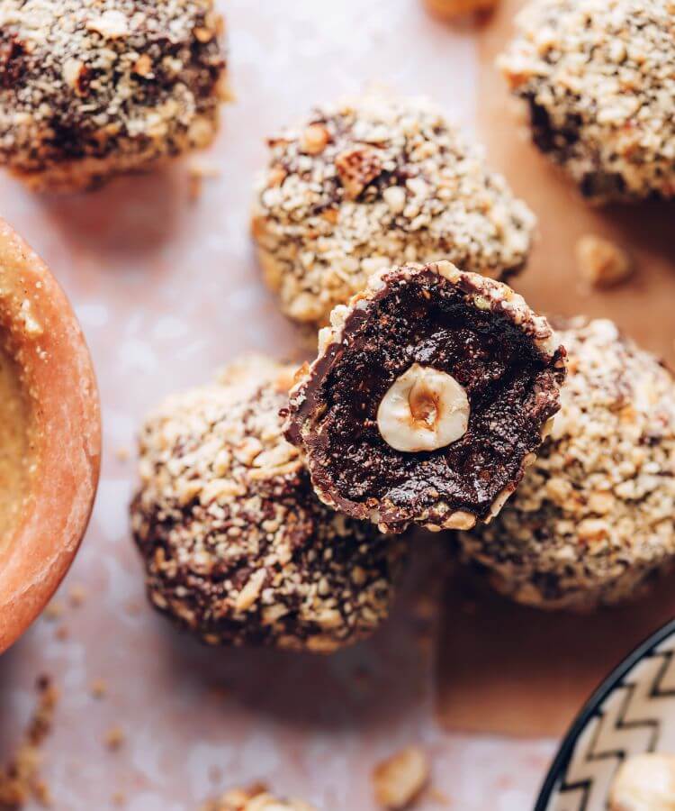 diy ferrero rocher valentine's day dessert recipe