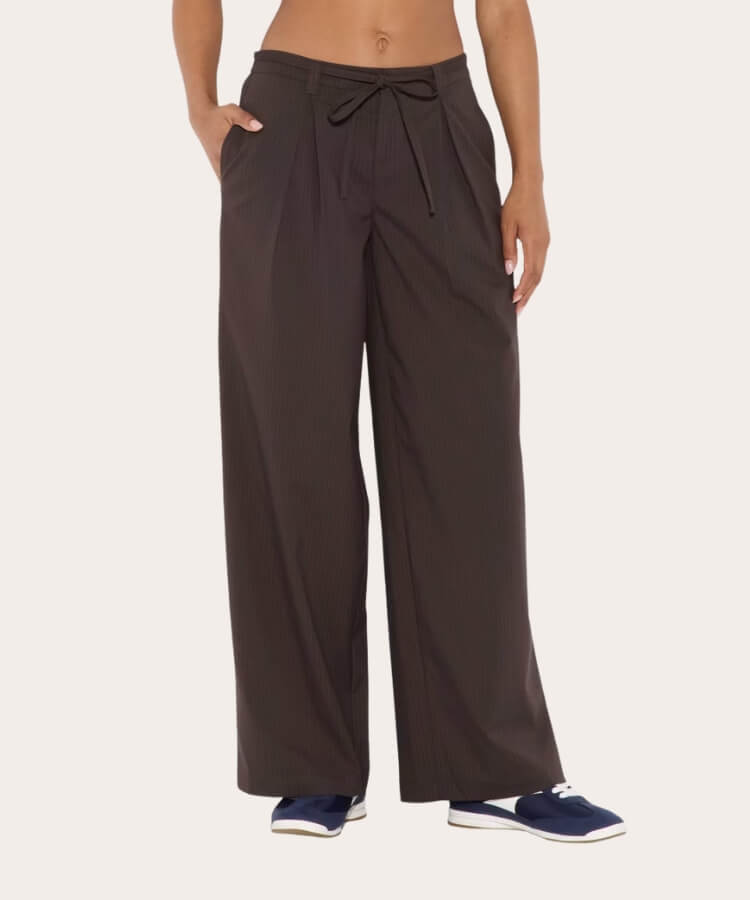 Slouchy Wide-Leg Trousers