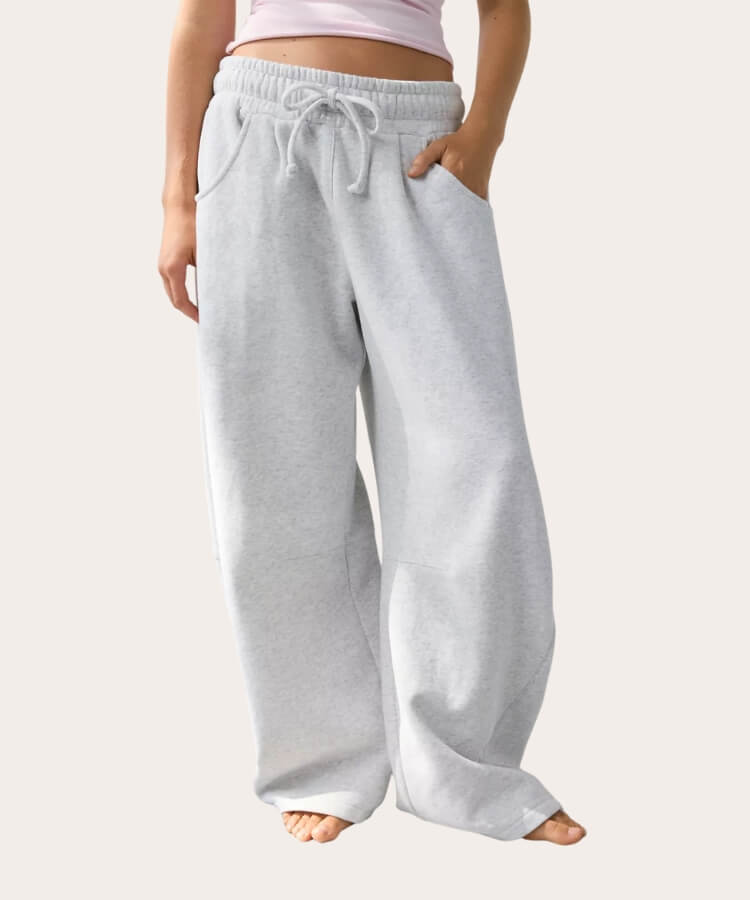 Barrel-Leg Sweatpants