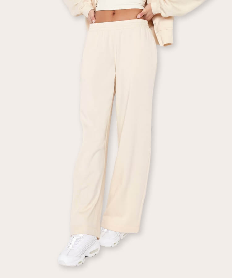 Wide-Leg Sweatpants