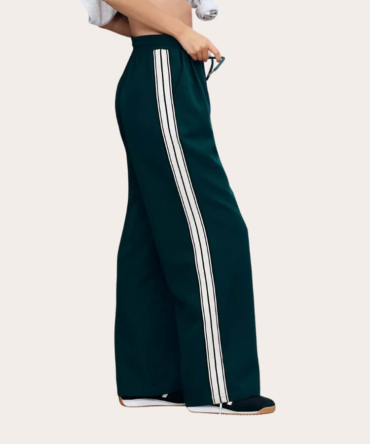 Tie-Front Track Pants