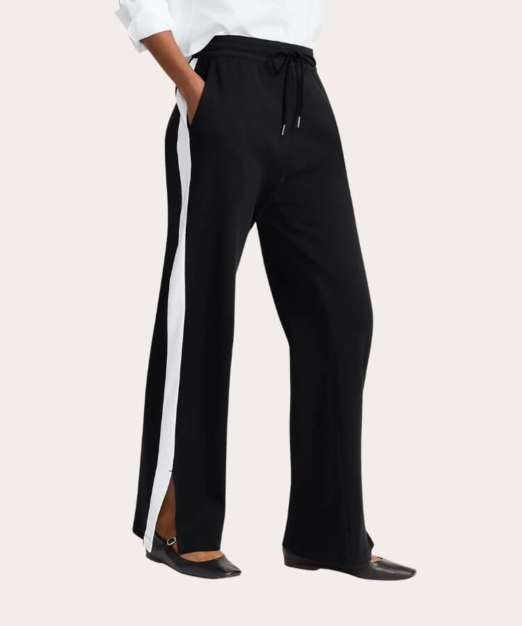 Relaxed Side-Stripe Pants