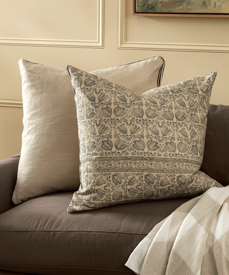 Floral Print Pillow Cover