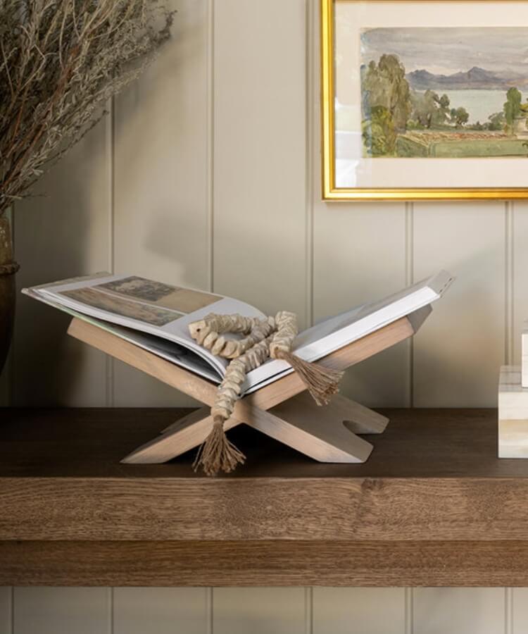 Wooden Book Display