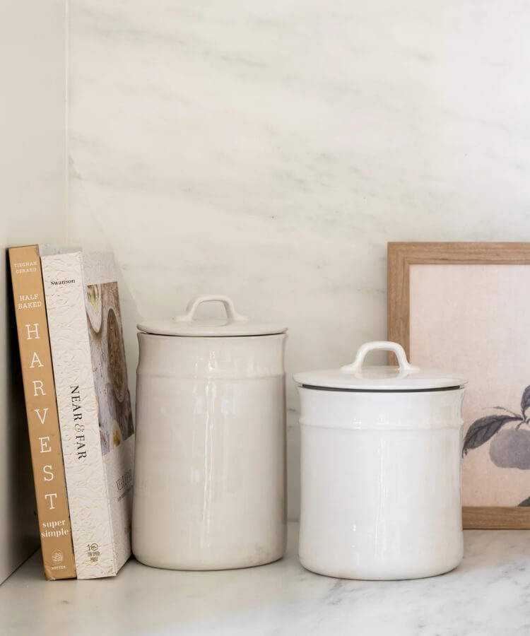 Handled Ceramic Canister