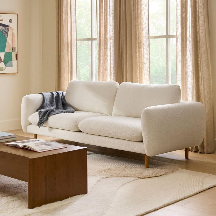 Wool Bouclé Sofa