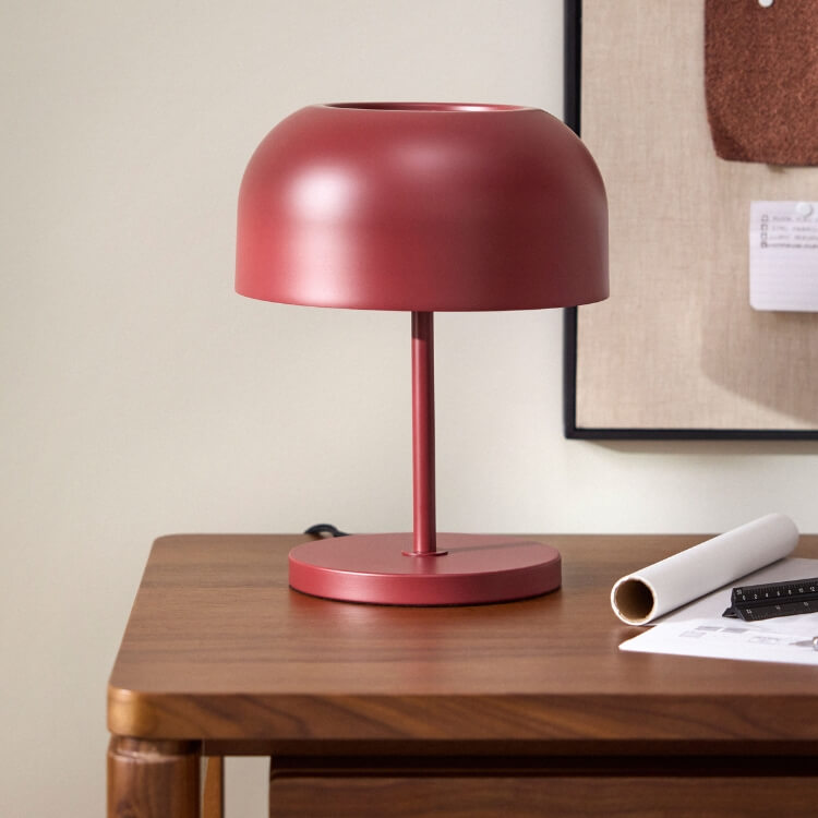 Metal Mushroom Table Lamp