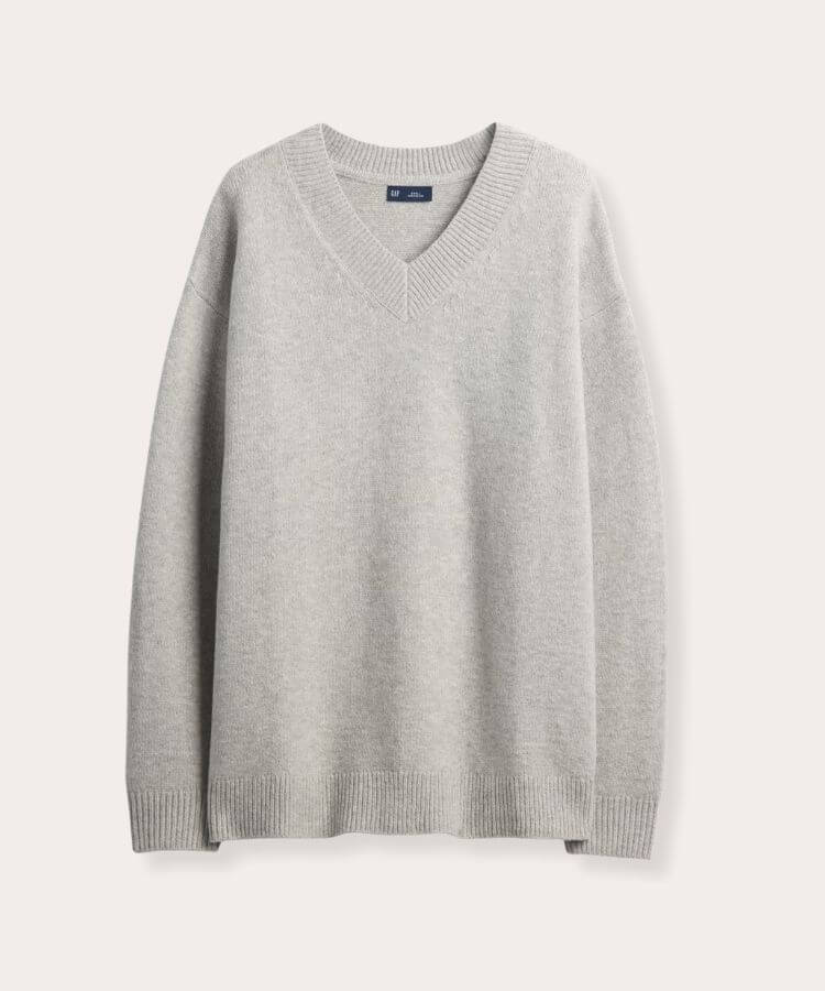 Oversized V-Neck Sweater