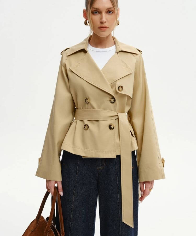 Double-Breasted Trench Coat