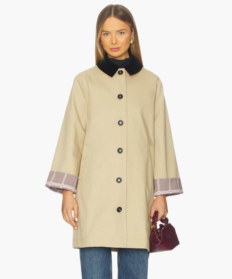 Collared Trench Coat