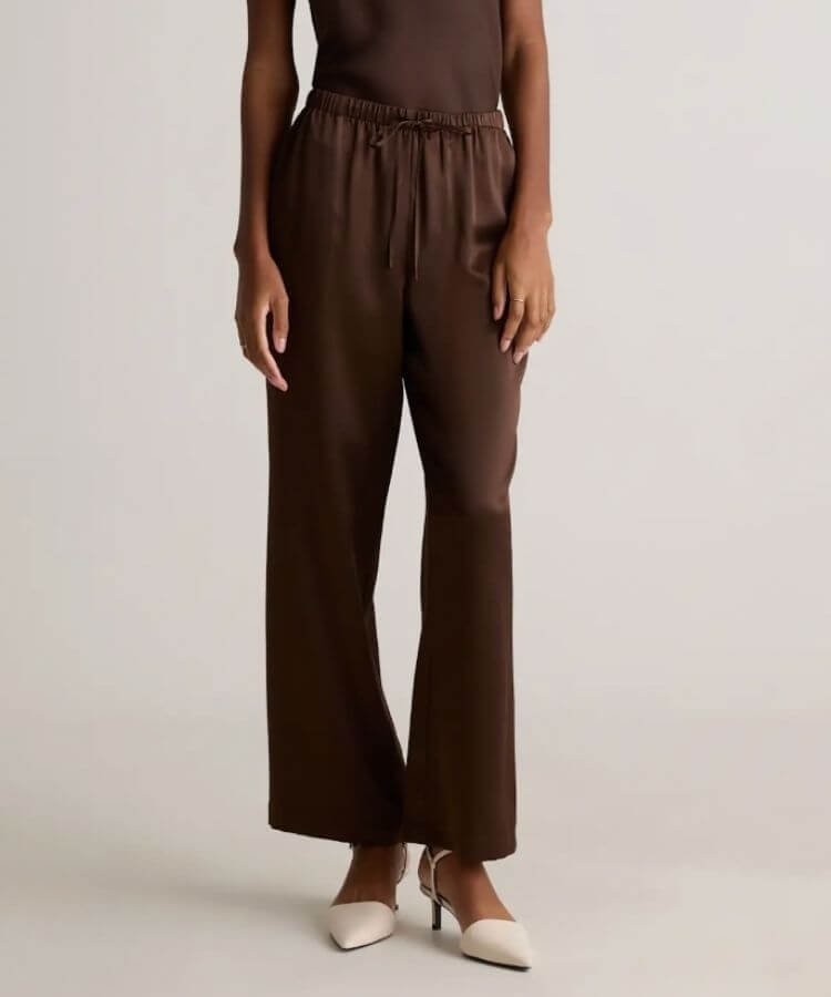 Silk Drawstring Pants