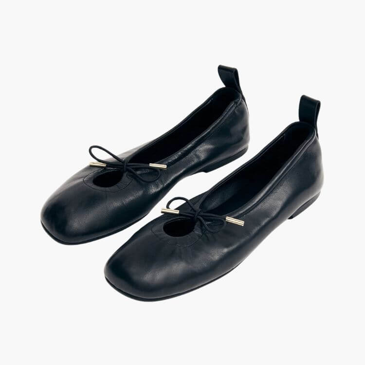 Leather Ballet Flats
