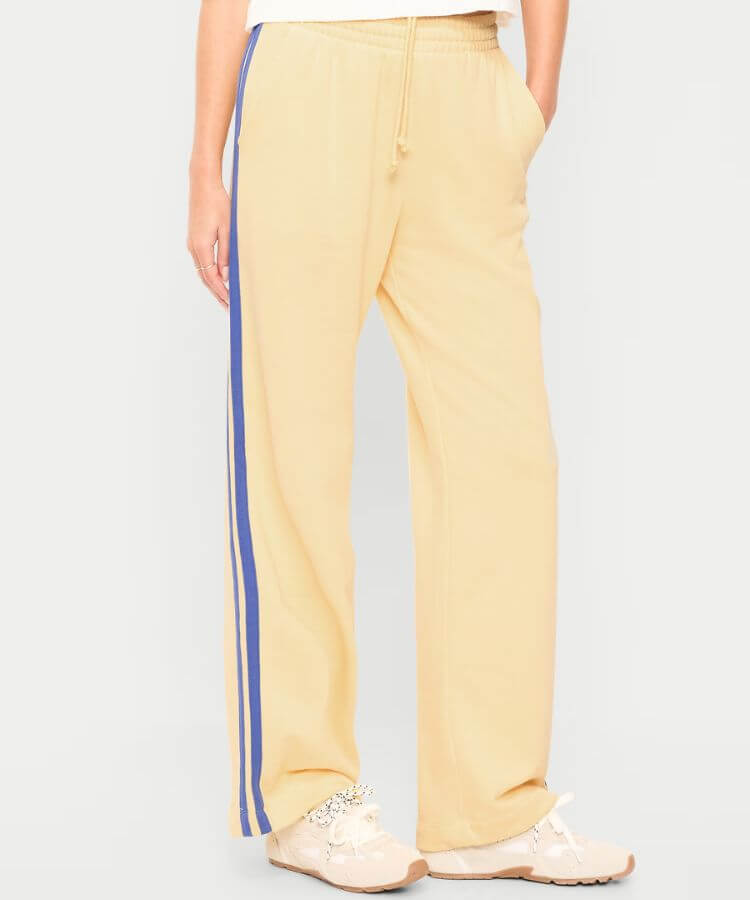 Wide-Leg Sweatpants