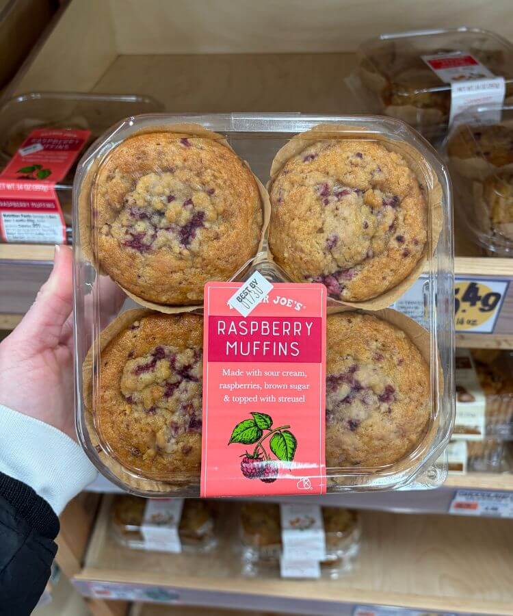 raspberry muffins trader joe's valentine's day item
