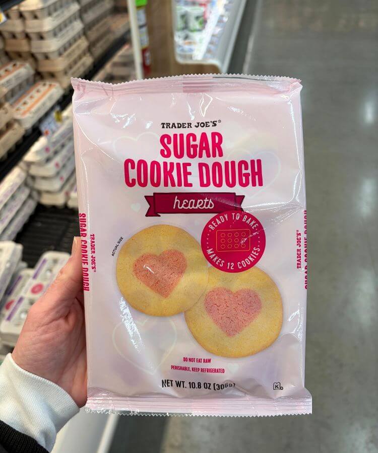 sugar cookie dough trader joe's valentine's day item