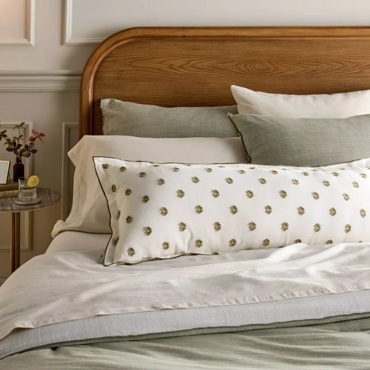 Patterned Lumbar Throw Pillow Cover