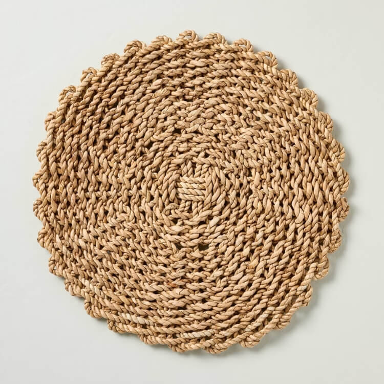 Round Woven Charger