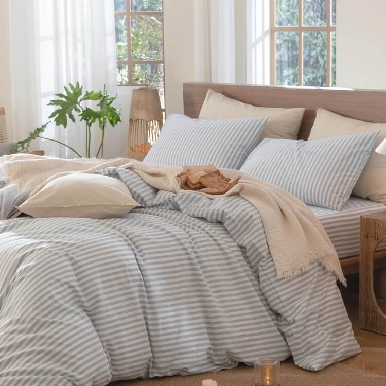 Striped Duvet Cover Set