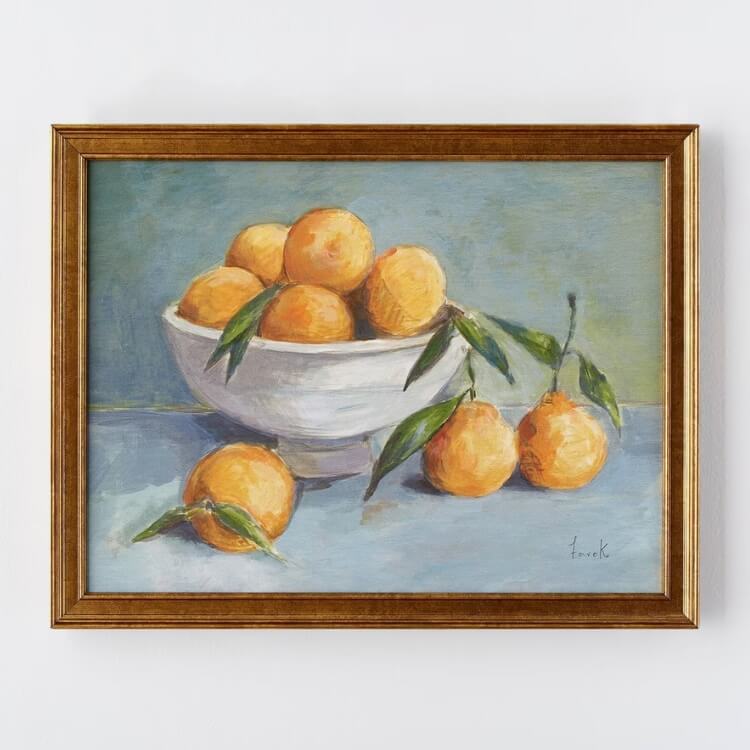 Citrus Harvest Framed Wall Art