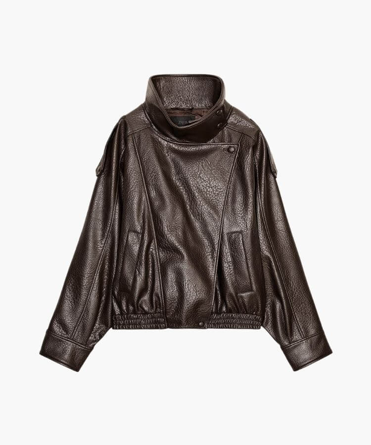 Faux Leather Jacket