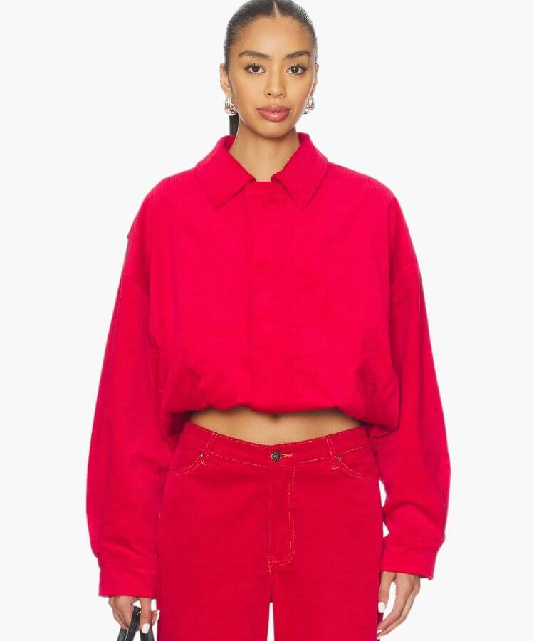 Red Bomber Jacket