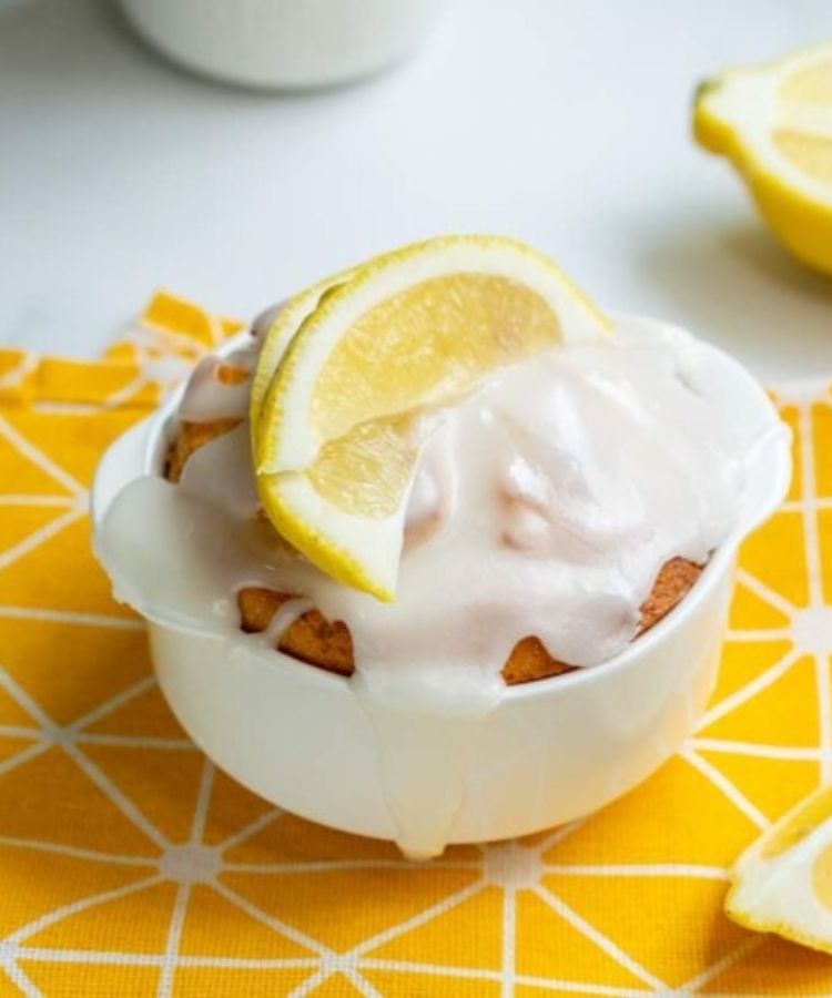 lemon single serving mug cake