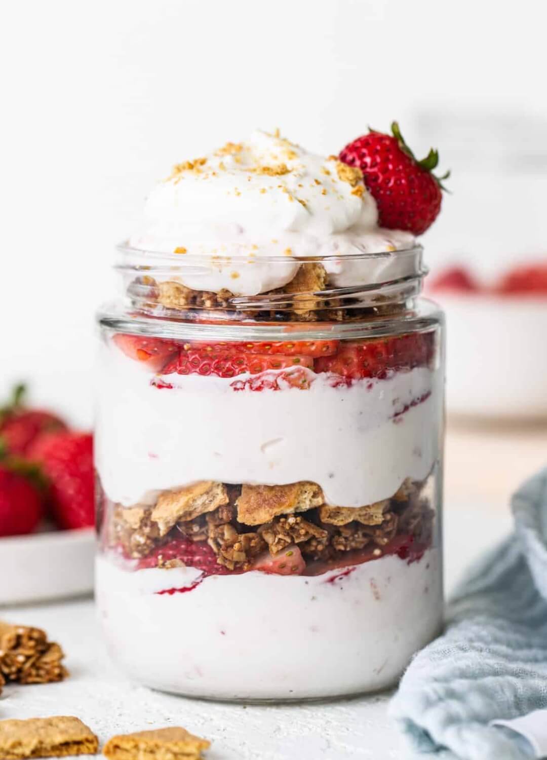 single serving cheesecake jar dessert
